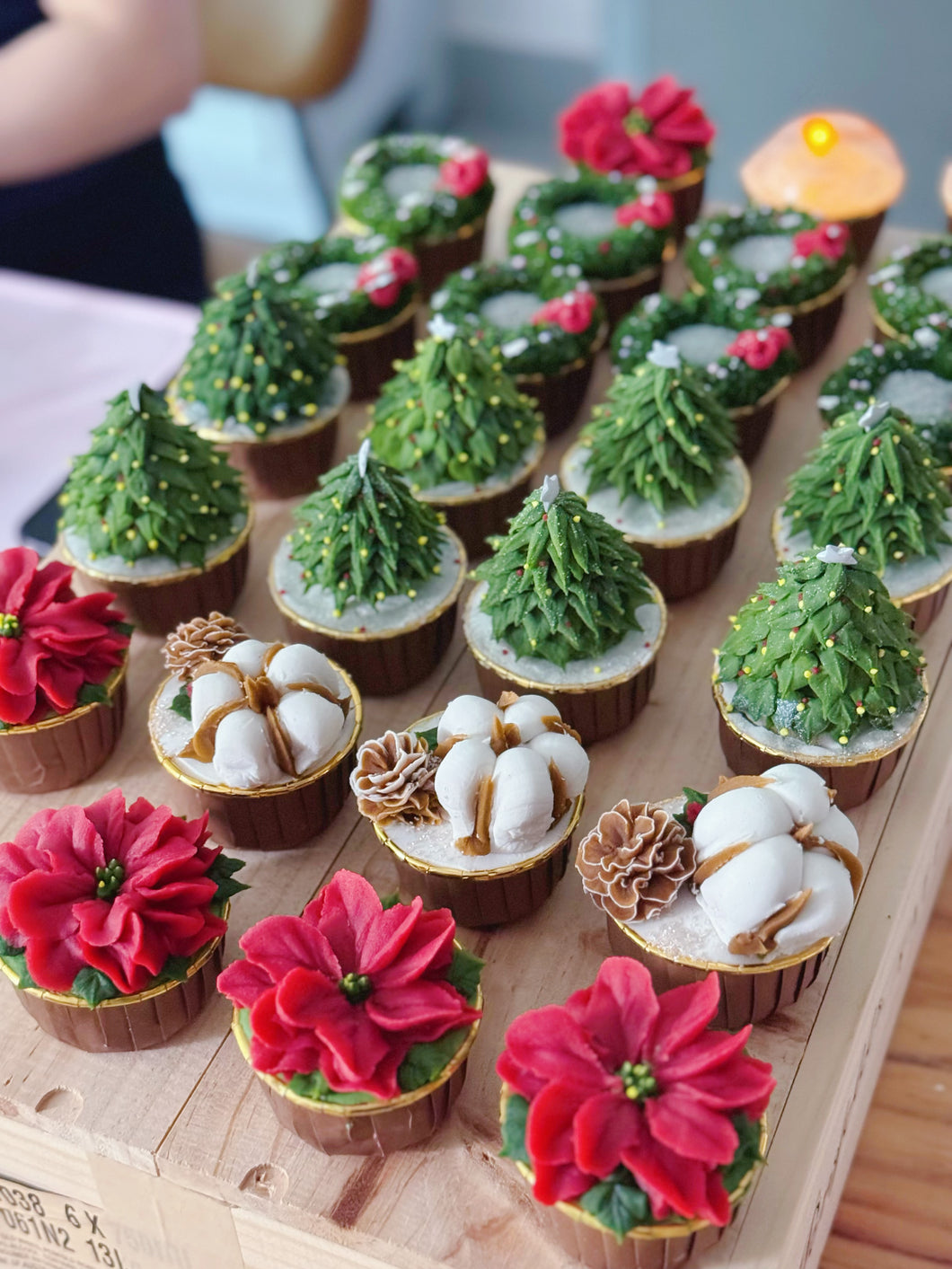 聖誕九宮格杯子蛋糕課程